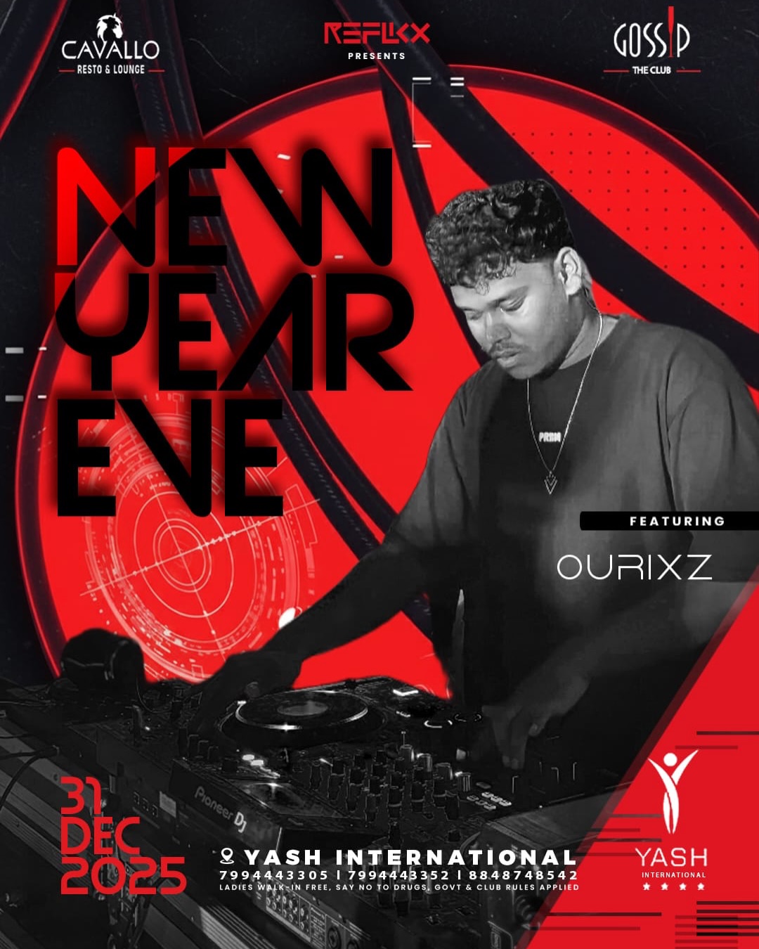 DJ Ourixz event poster